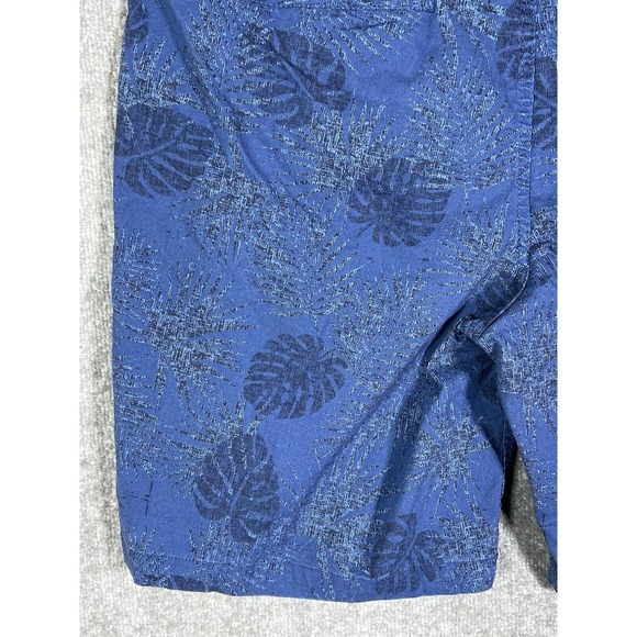Original Weatherproof Vintage Chino Shorts Mens Sz 40‎ Stretch Blue Leaf Pockets - Picture 13 of 16